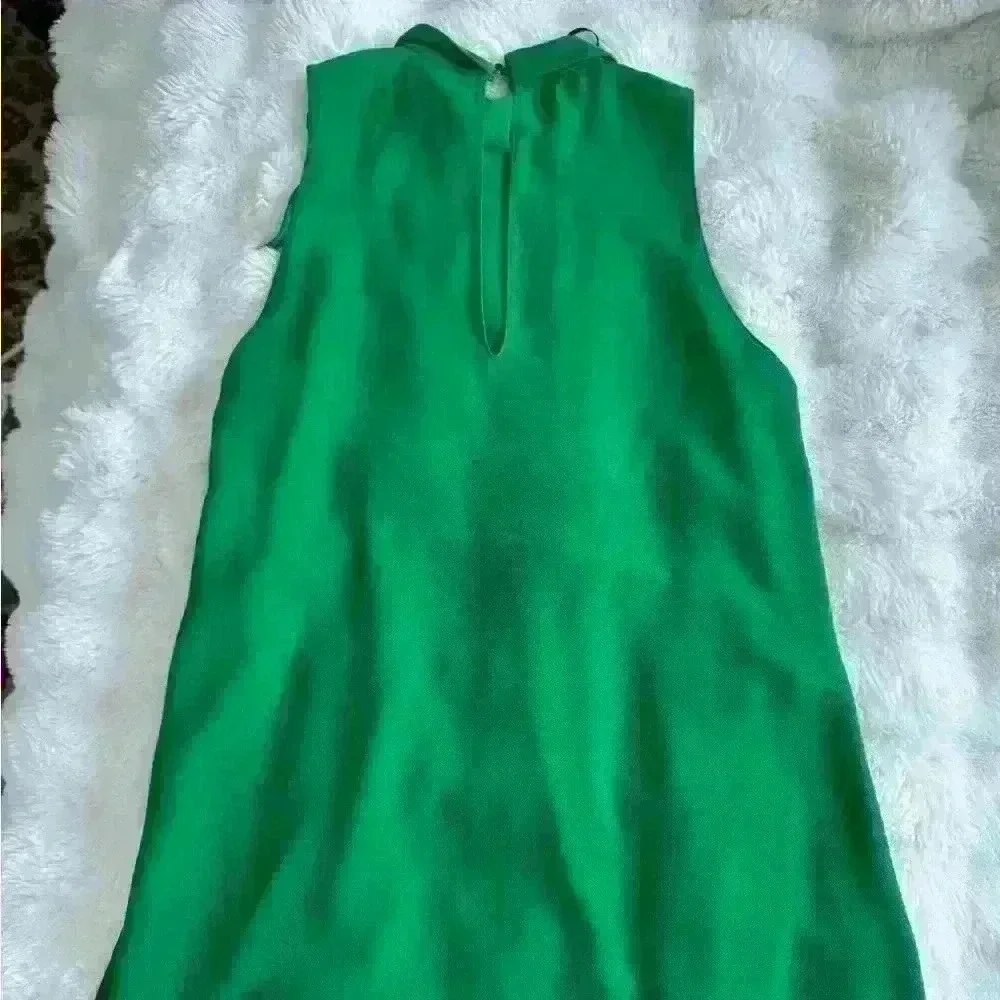 Zara Woman’s Green Sleeveless  Blouse - Picture 3 of 9